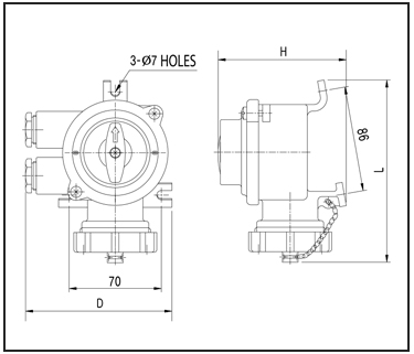RECEPTACLE-DIN-Type-RTS-D31W-technical