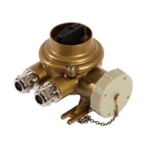 10A / 16A Marine Brass Socket With Switch